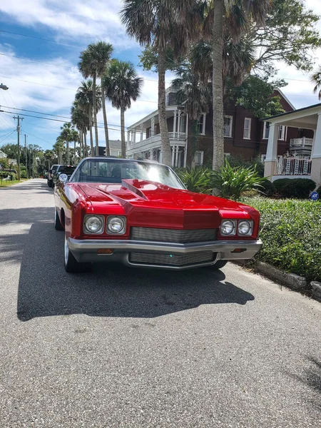 Proszę Pana Petersburgu Floryda Usa Września 2021 Vintage 60S Cadillac — Zdjęcie stockowe