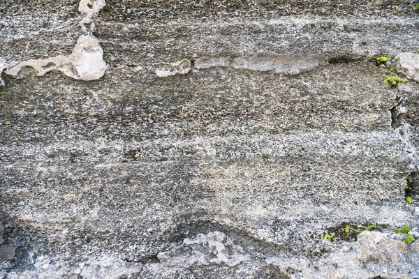 Pared Bloque Cemento Hecho Roca Cáscara Textura Superficie Piedra Cerca — Foto de Stock