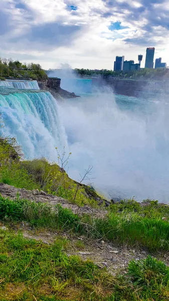 Niagarafallen Från New York Usa Den Maj 2021 Utsikt Över — Stockfoto