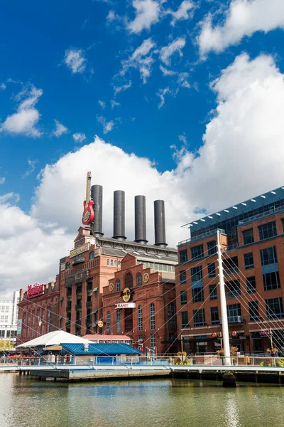 Baltimore Waterkant Pier Een Historische Elektriciteitscentrale Pratt Street Het Centrum — Stockfoto
