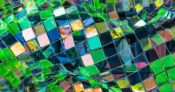 Colored Mosaic Colored Transparent Glasses Background Texture — стоковое фото