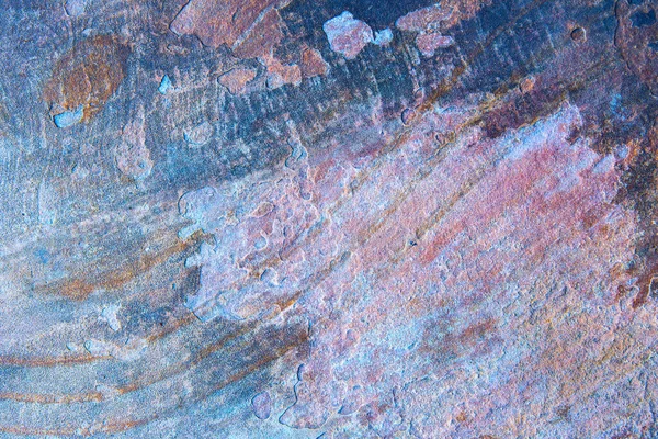 Rusty Blue Natural Stone Slate Background Texture — Stockfoto