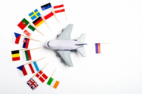 Europese Landen Sluiten Het Luchtruim Voor Russische Luchtvaart Oorlog Oekraïne — Stockfoto