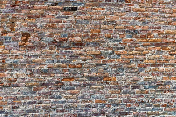 Große Alte Ziegelwand Als Hintergrund Oder Tapete Rote Ziegelwand Textur — Stockfoto