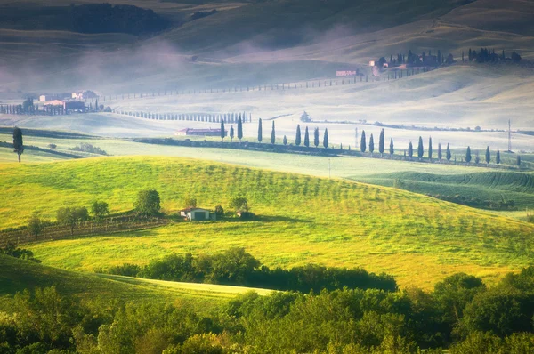 Tipik Toskana peyzaj İtalya — Stok fotoğraf