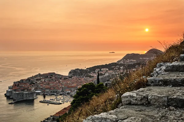 Dubrovnik em Croácia — Fotografia de Stock