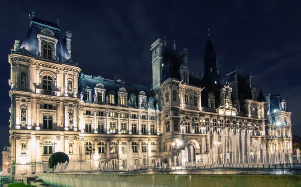 Monumenti di Parigi di notte — Foto Stock