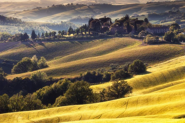 Landschaft in der Toskana, Italien — Stockfoto