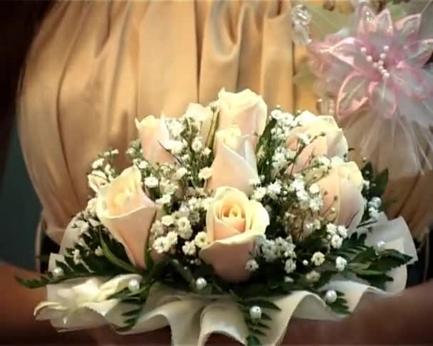 新娘花束 — 图库视频影像