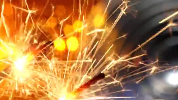 Sfondo con sparkler — Video Stock