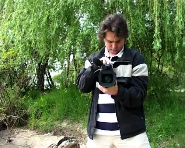 Kameraman — Stok video