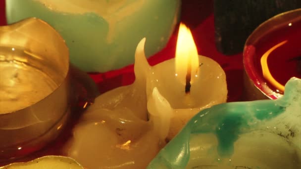 Свічки — стокове відео