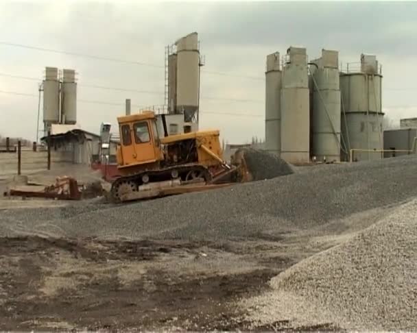 Tractor Catterpillar — Vídeo de stock