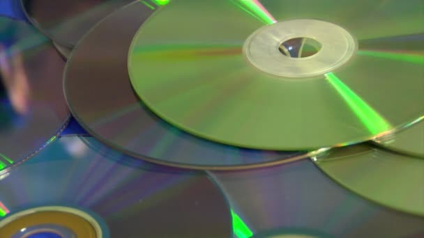 Compact discs — Stockvideo