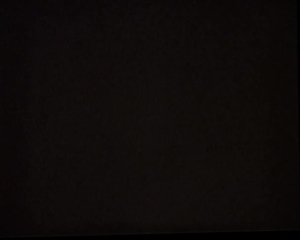 8 mm フィルムのほこり — ストック動画