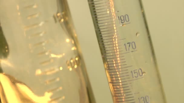 Measuring glass — Stock Video