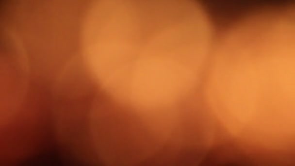 Blurry fire lights background — Stock Video