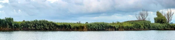 Paisaje Del Lago Parte Ucraniana Del Delta Del Danubio Región — Foto de Stock