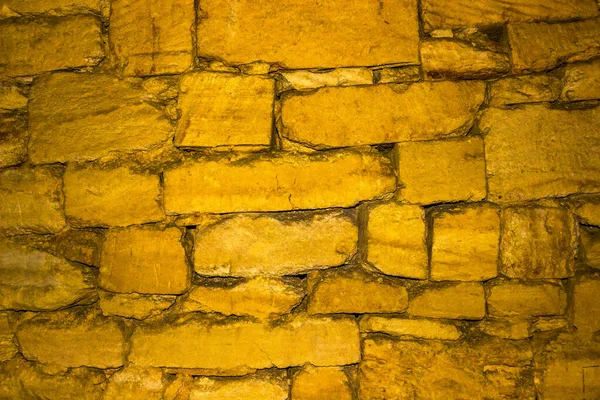 Close Sand Brick Wall Catacombs Odessa Ukraine — 图库照片