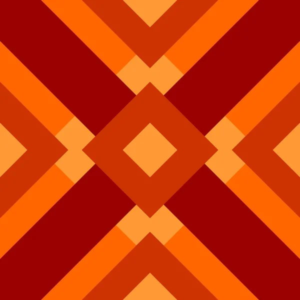 Seamless Background Red Pink Orange Geometry Vector Illustration — Vector de stock