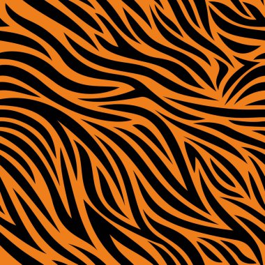 a seamless stripes of tigers fur background vector illustration