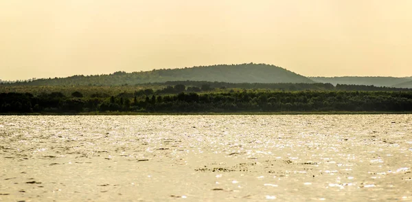 Bakota Bay Dnistrovske Reservoir Landscape Dnister River Podilski Tovtry National — 图库照片