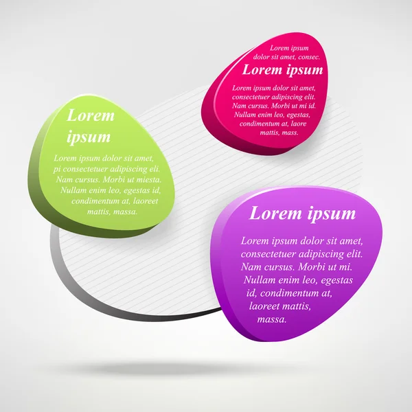 Modern 3d panoları düzeni tasarlayın. vektör