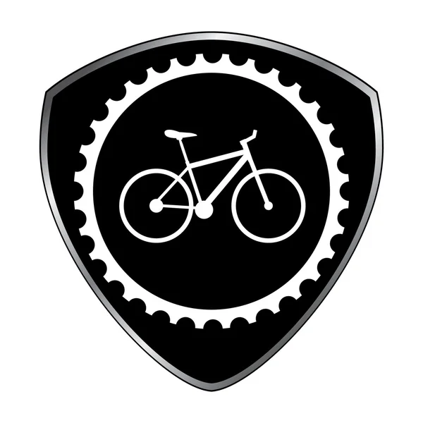 Badge biking — Stock Vector