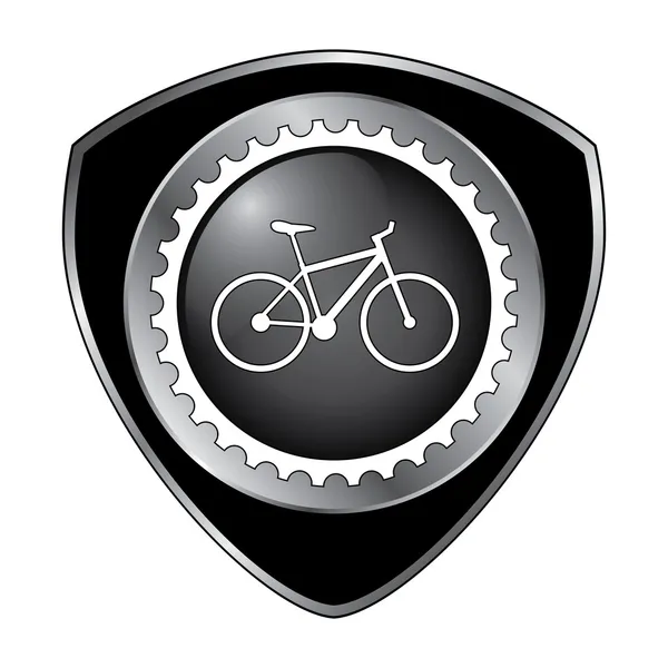 Badge biking — Stock Vector