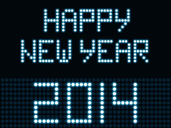 Feliz Año Nuevo 2014 — Archivo Imágenes Vectoriales