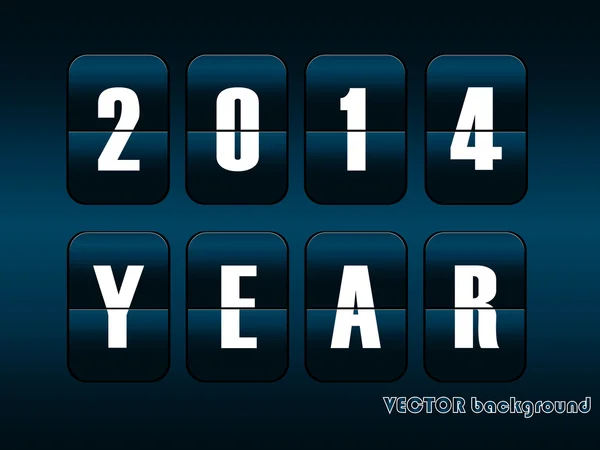 Rok 2014 — Stockový vektor