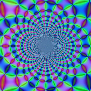 renkli arka plan fraktal yorumu