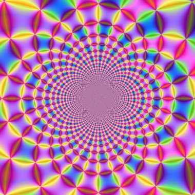 renkli arka plan fraktal yorumu