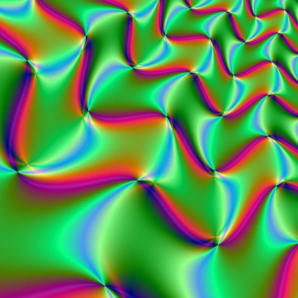 Fraktale Wiedergabe abstrakter farbiger Hintergrund — Stockfoto