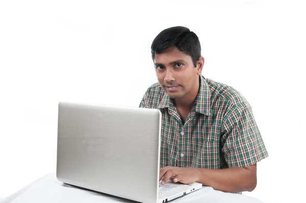 Man and Internet — Stock Photo, Image