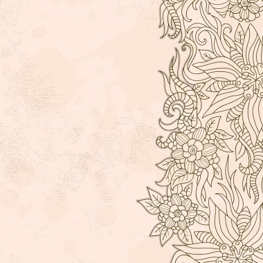 çiçek desenli Vintage doku