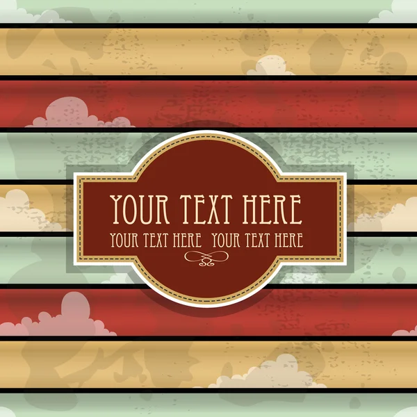 Textura retro con rayas — Vector de stock