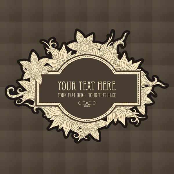 Texture vintage pour texte — Image vectorielle