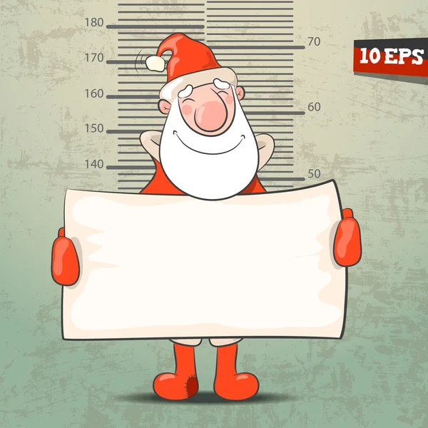 Felice "Babbo Natale " — Vettoriale Stock