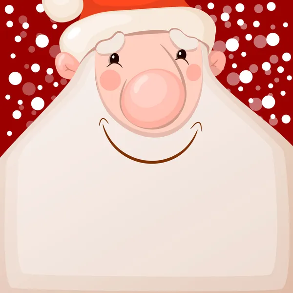 Smiling Santa Claus — Stock Vector