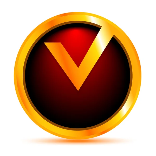 Rode label van de beste keuze. vectorillustratie — Stockvector
