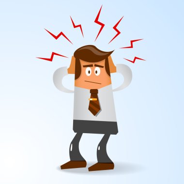 Angry office manager