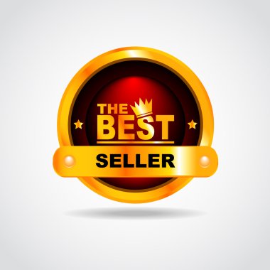 Altın etiket. Premium Kalite. vektör çizim