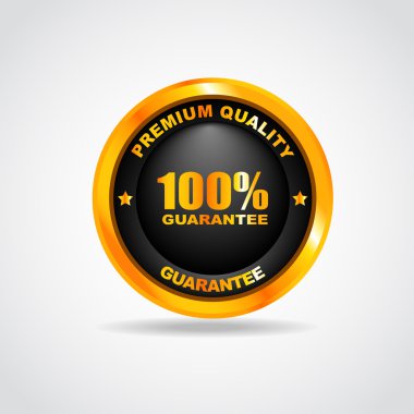 Altın etiket. iyi seçim. 100 garanti. vektör çizim