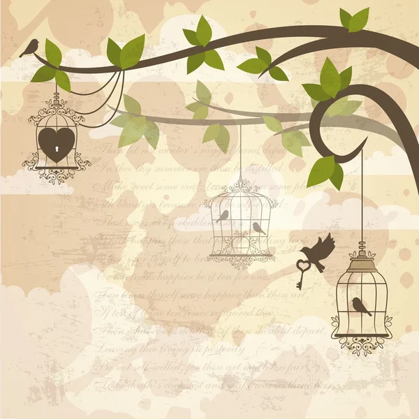 Retro scrapbooking Tema arka plan. vektör çizim