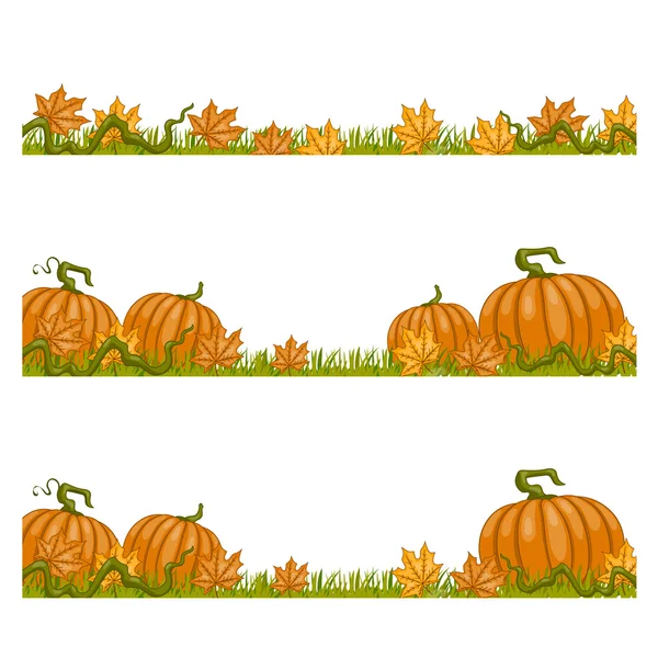 Fondo de otoño. Ilustración vectorial — Archivo Imágenes Vectoriales