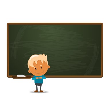 mutlu çocuklar. geri okul Tema.