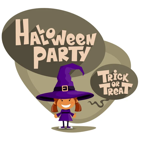 Trick or treat. vectorillustratie voor halloween theme. — Stockvector