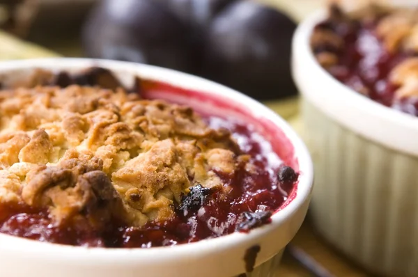 Crostata di prugne — Foto Stock