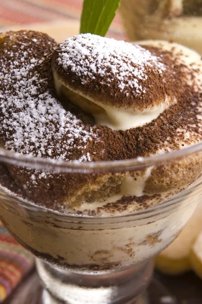 Deser tiramisu — Zdjęcie stockowe